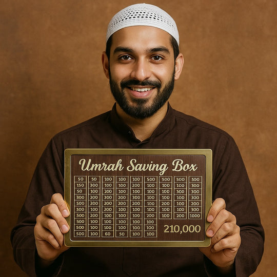 Umrah Saving Box ✨ | Flat 40% OFF 🔥