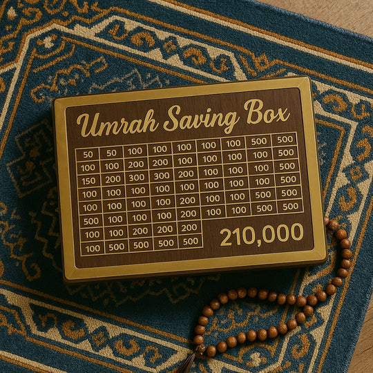 Umrah Saving Box ✨ | Flat 40% OFF 🔥
