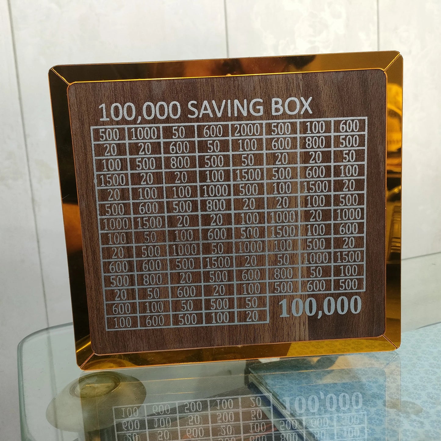 Wooden Money savings box 🏦 (100000) | Flat 40% OFF |