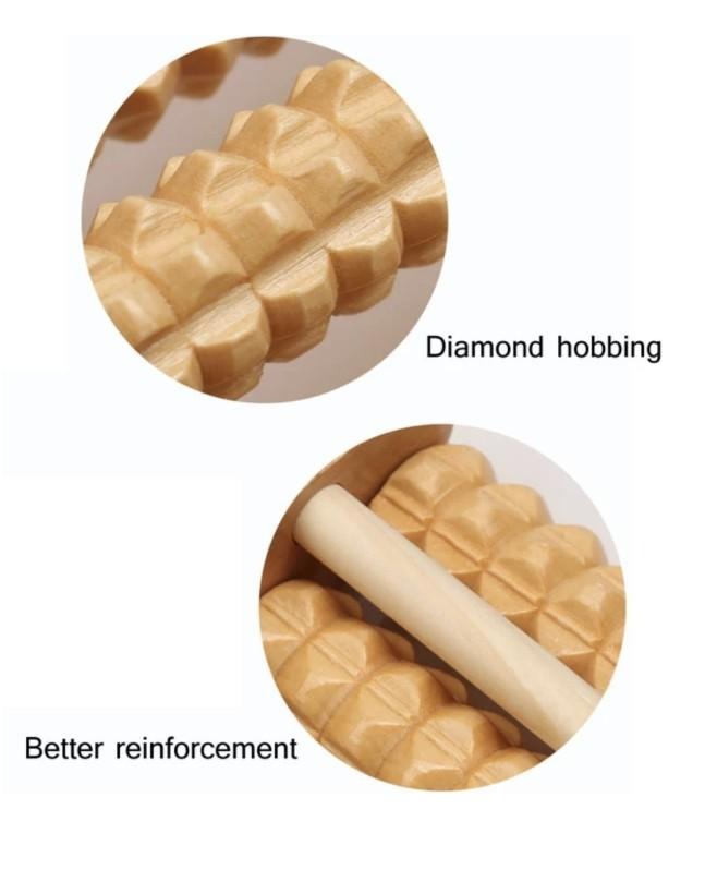 Wooden Roller Foot Massager 🔥 | Flat 40% Off