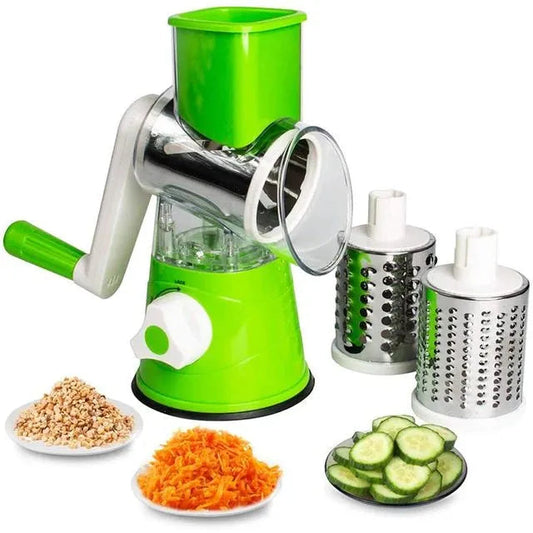 🔥3 in 1 Manual Tabletop Drum Grater Turbo Drum Cutter 🔥