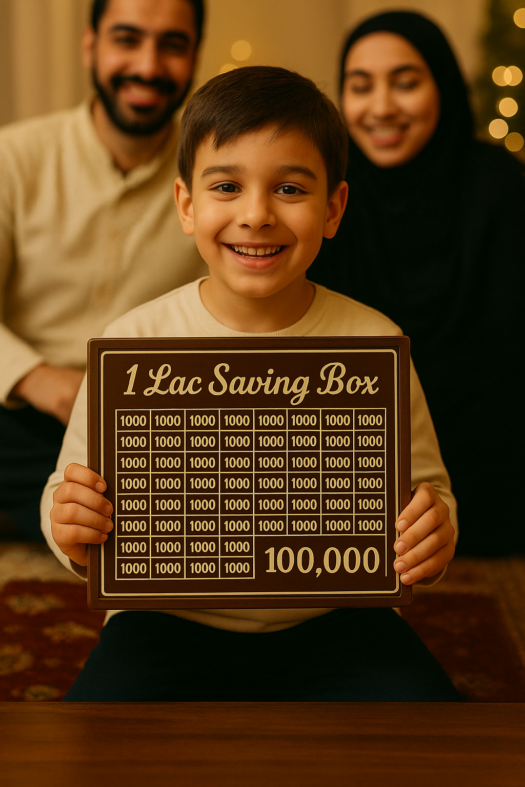 Wooden Money savings box 🏦 (100000) | Flat 40% OFF |