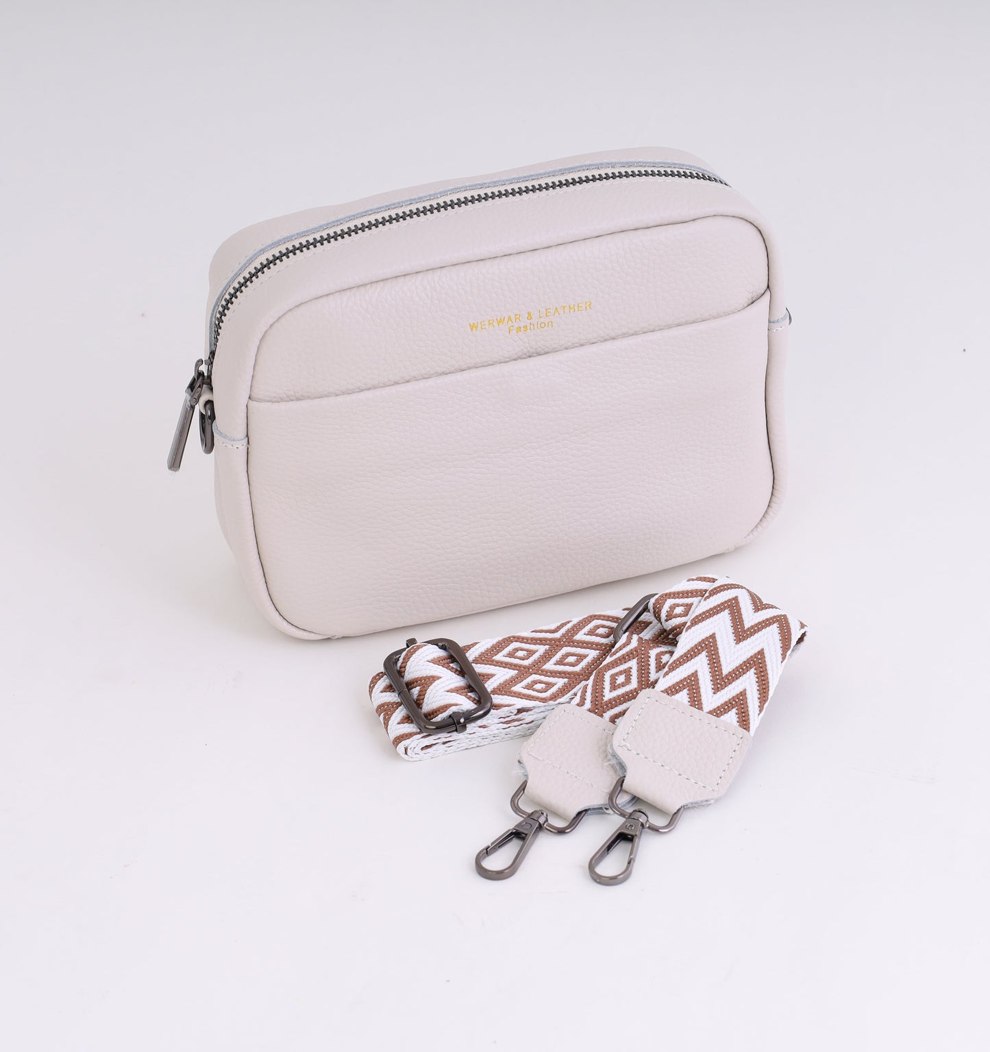 Classic Charm Leather Crossbody Purse