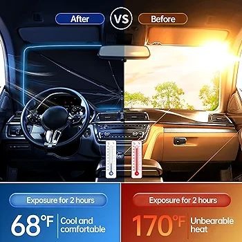 Car Windshield Sun Shade Umbrella 🌂 ☀️ 🚘