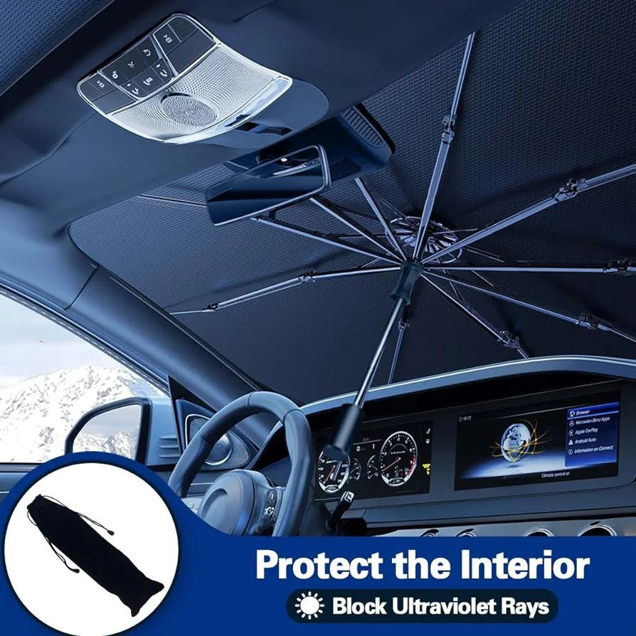 Car Windshield Sun Shade Umbrella 🌂 ☀️ 🚘