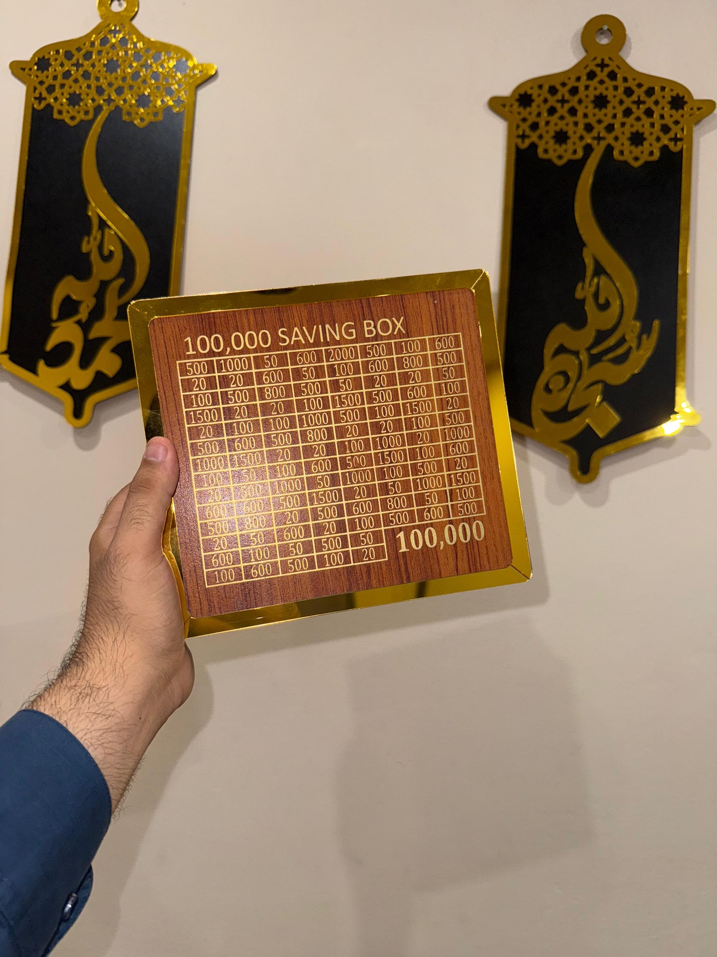 Wooden Money savings box 🏦 (100000) | Flat 40% OFF |