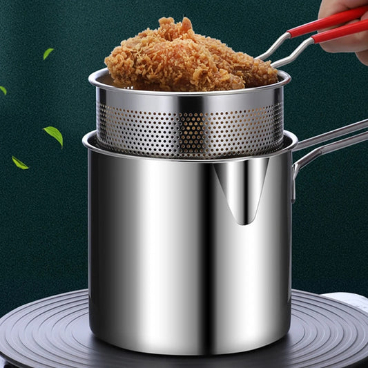 🔥 1200ML Multipurpose Stainless Steel Fryer – Now 50% OFF!