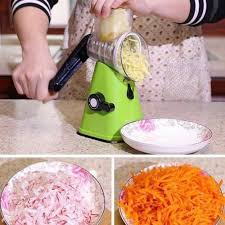 🔥3 in 1 Manual Tabletop Drum Grater Turbo Drum Cutter 🔥