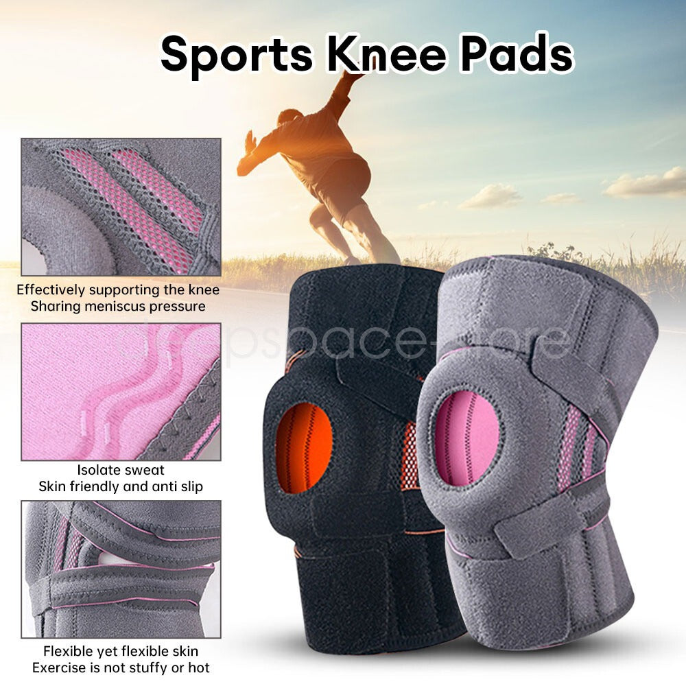 2Pcs/set Men Women Compression Knee Sleeves Knee Support For Knee Pain Relief C