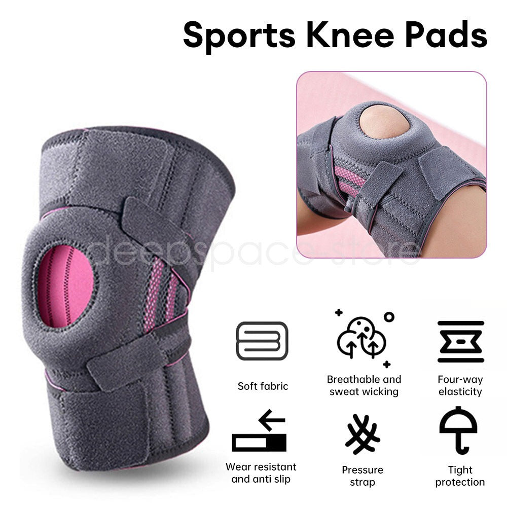 2Pcs/set Men Women Compression Knee Sleeves Knee Support For Knee Pain Relief C