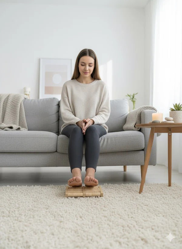 Wooden Roller Foot Massager 🔥 | Flat 40% Off