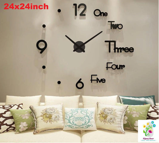 Modern  Acrylic Wall Clock 🕒 | FLATT 40 OFF |