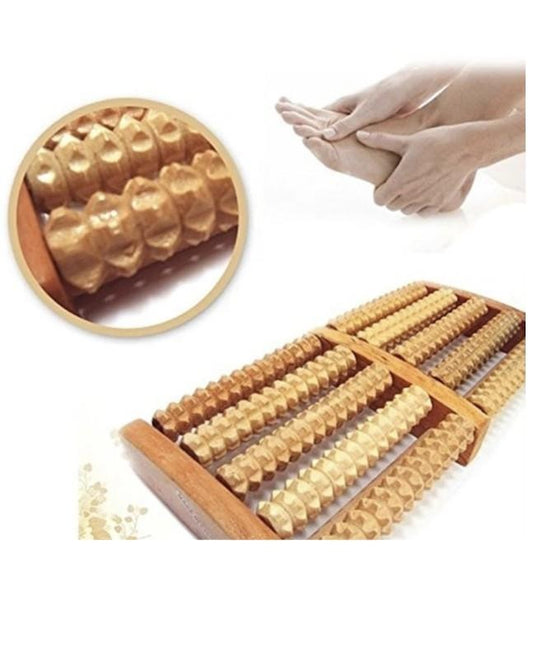 Wooden Roller Foot Massager 🔥 | Flat 40% Off
