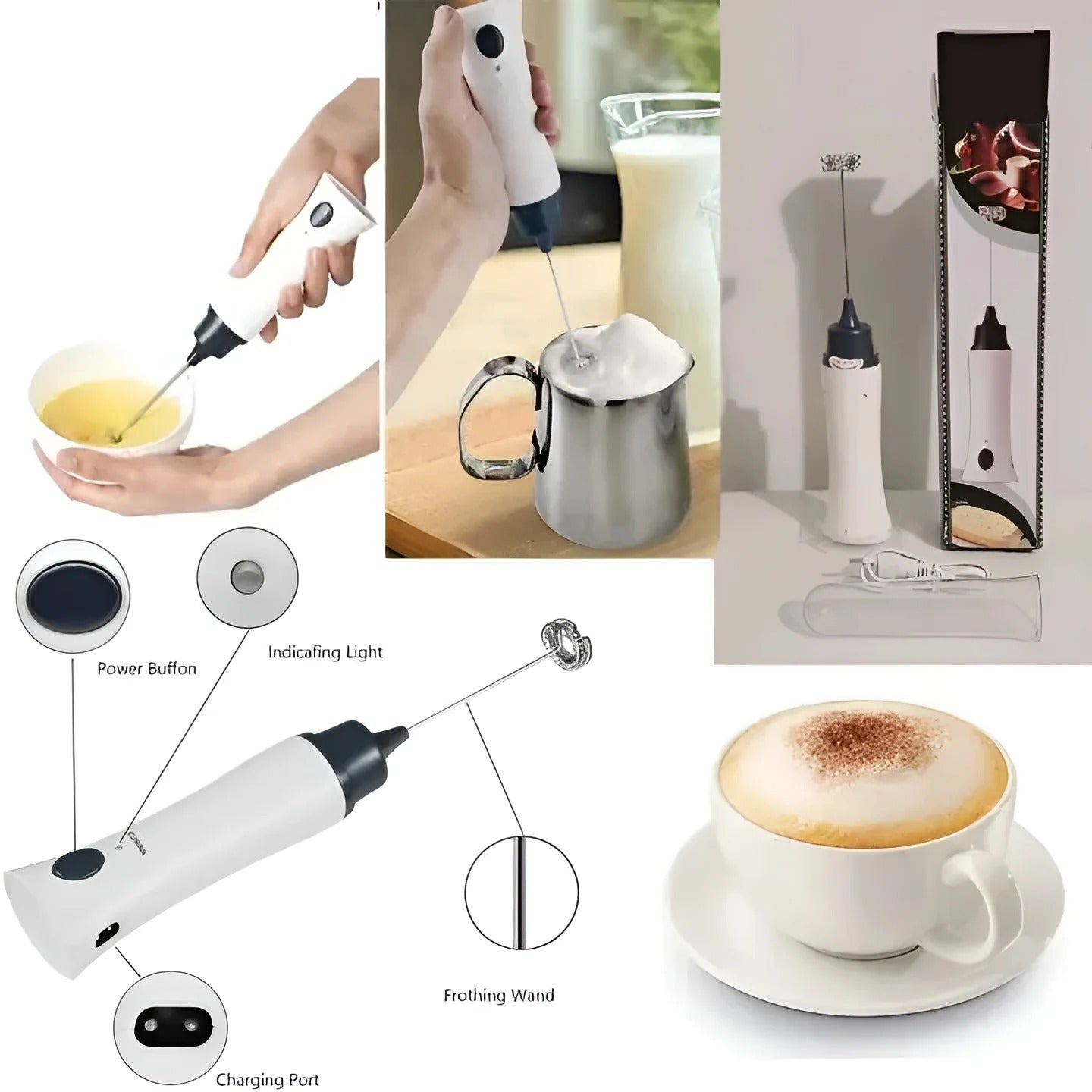 ☕Electric Rechargeable Coffee Beater🔥